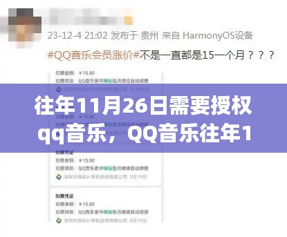 往年11月26日QQ音乐授权体验深度评测报告揭秘！