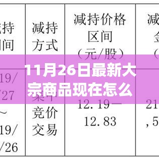 聚焦11月26日大宗商品市场动态，市场趋势分析与最新市场动态解析