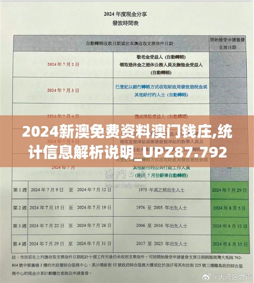 2024新澳免费资料澳门钱庄,统计信息解析说明_UPZ87.792高效版
