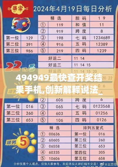 494949最快查开奖结果手机,创新解释说法_LAL9.999艺术版