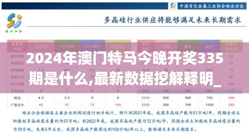 2024年澳门特马今晚开奖335期是什么,最新数据挖解释明_LER39.989获取版