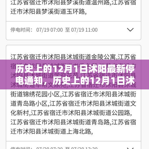 历史上的12月1日沭阳停电通知，深度评测与详细介绍