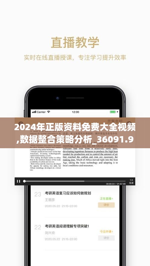 2024年正版资料免费大全视频,数据整合策略分析_36091.958-2