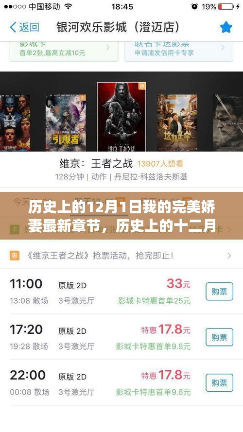 历史上的十二月一日，揭秘我的完美娇妻最新章节背后的故事