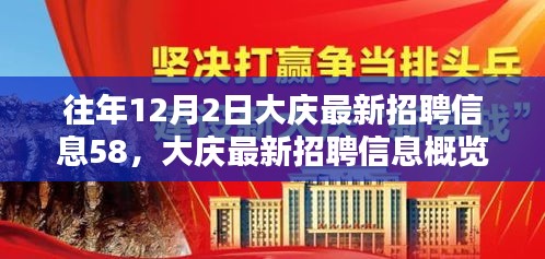 大庆最新招聘信息概览，以历年12月2日为例深度解析招聘动态（附详细职位列表）