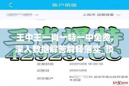 王中王一肖一特一中免费,深入数据解答解释落实_顶级款20.898-1