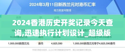 2024香港历史开奖记录今天查询,迅速执行计划设计_超级版45.251-3