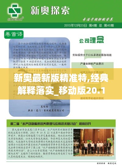 新奥最新版精准特,经典解释落实_移动版20.173-4
