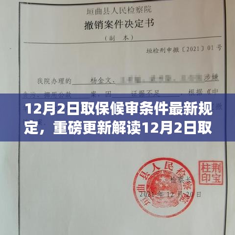 12月2日取保候审条件最新规定解读，关键要点一览