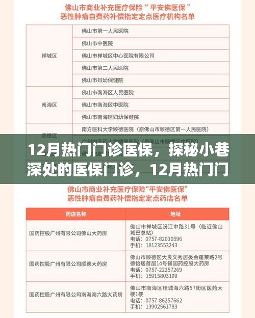 探秘医保门诊，揭秘十二月热门门诊背后的故事
