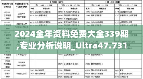2024全年资料免费大全339期,专业分析说明_Ultra47.731-2