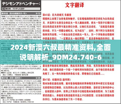 2024新澳六叔最精准资料,全面说明解析_9DM24.740-6