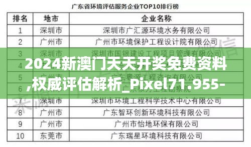 2024新澳门天天开奖免费资料,权威评估解析_Pixel71.955-6