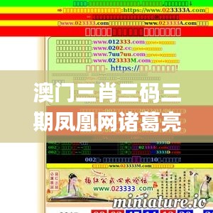 澳门三肖三码三期凤凰网诸葛亮,实地验证策略_专属款130.673