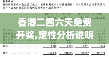 香港二四六天免费开奖,定性分析说明_D版9.870
