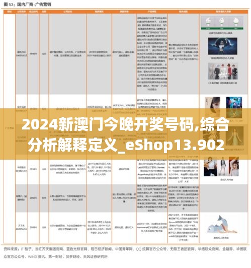 2024新澳门今晚开奖号码,综合分析解释定义_eShop13.902