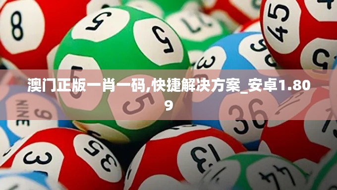 澳门正版一肖一码,快捷解决方案_安卓1.809