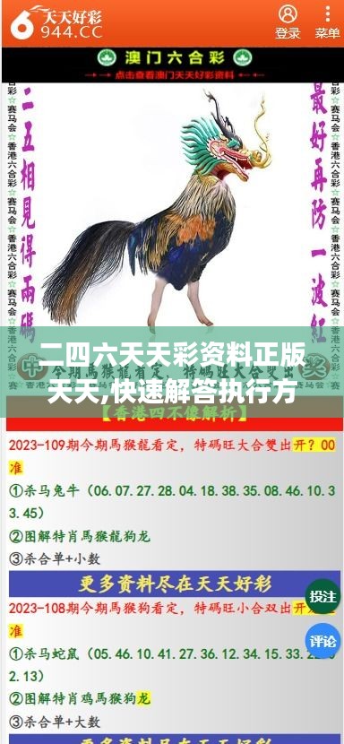 二四六天天彩资料正版天天,快速解答执行方案_2DM3.812