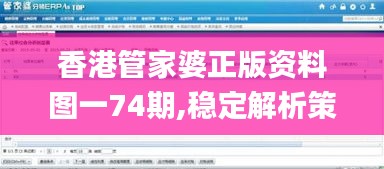 香港管家婆正版资料图一74期,稳定解析策略_BT10.763