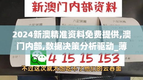 2024新澳精准资料免费提供,澳门内部,数据决策分析驱动_薄荷版8.969