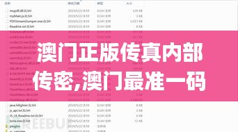 澳门正版传真内部传密,澳门最准一码一码揭秘_1440p17.611