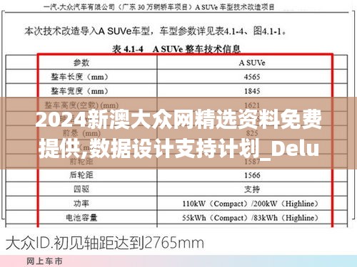 2024新澳大众网精选资料免费提供,数据设计支持计划_Deluxe8.119