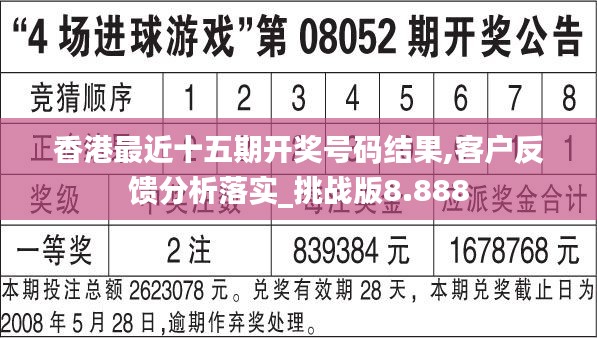 香港最近十五期开奖号码结果,客户反馈分析落实_挑战版8.888