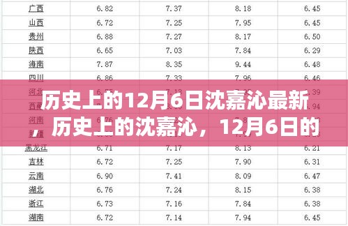 历史上的沈嘉沁，回顾与影响，最新解读揭秘十二月六日的重要性