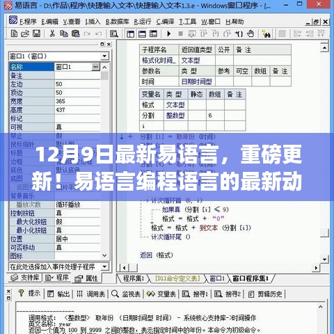 走进易语言最新世界，易语言编程语言的最新动态（重磅更新版）
