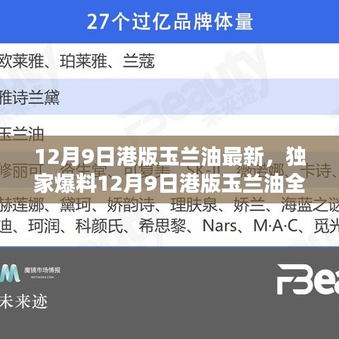独家爆料，玉兰油全新上线，揭秘玉兰油的美丽秘密！