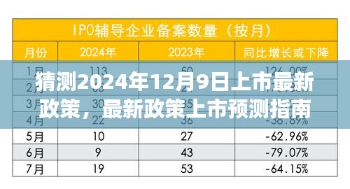 最新政策上市预测指南，如何准备迎接2024年12月9日的政策变革挑战