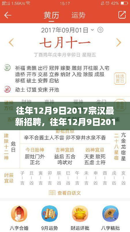 『往年12月9日2017宗汉最新招聘现象解析，招聘趋势与个人选择的洞察』