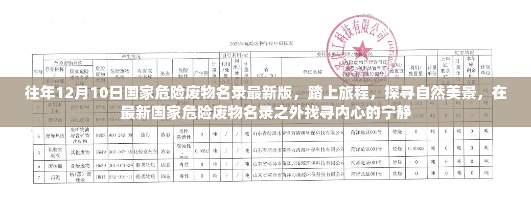 探寻自然美景，超越危险废物名录，寻找内心宁静之旅