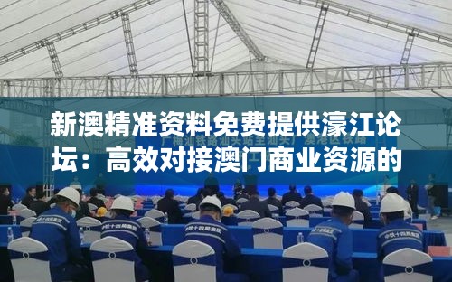 新澳精准资料免费提供濠江论坛：高效对接澳门商业资源的新选择