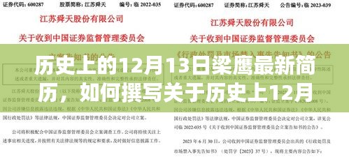 历史上12月13日梁鹰最新简历撰写指南与步骤