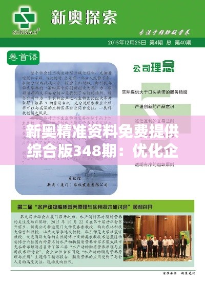 新奥精准资料免费提供综合版348期：优化企业战略的金钥匙