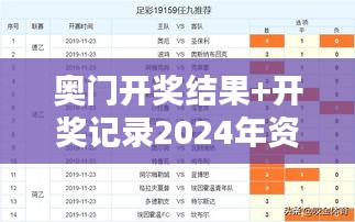 奥门开奖结果+开奖记录2024年资料网站：实时更新奥门彩票开奖，为你的财富加速度