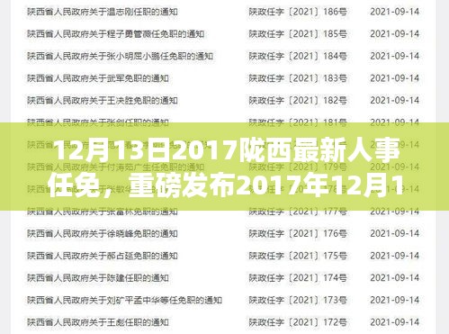 重磅发布，陇西最新人事任免，科技新品重塑未来生活体验