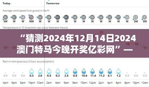 “猜测2024年12月14日2024澳门特马今晚开奖亿彩网”——亿彩网澳门特马，今夜的心跳时刻