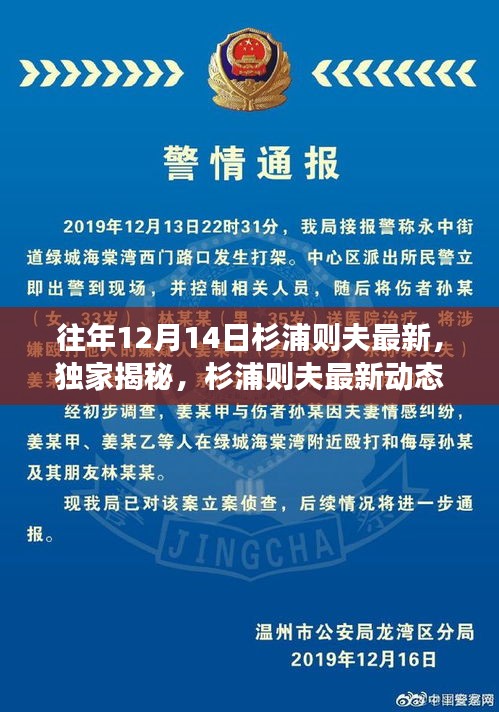 杉浦则夫独家揭秘，最新动态与往年12月14日的幕后故事揭秘