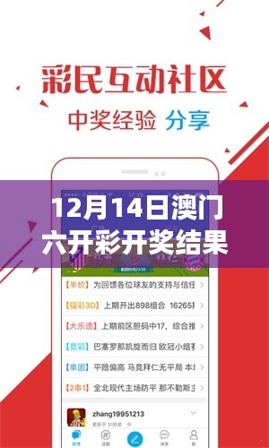 12月14日澳门六开彩开奖结果开奖记录2024年＂— 澳门六彩的辉煌今夜，见证历史