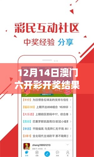 12月14日澳门六开彩开奖结果开奖记录2024年＂— 澳门六彩的惊人之变
