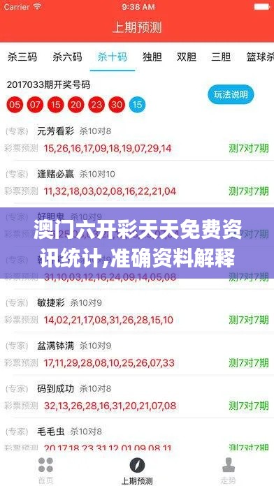 澳门六开彩天天免费资讯统计,准确资料解释落实_DP8.203