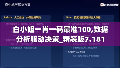 白小姐一肖一码最准100,数据分析驱动决策_精装版7.181