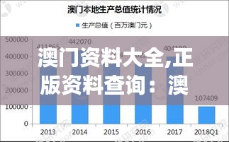 澳门资料大全,正版资料查询：澳门经济数据与统计的全面解读