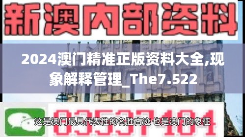 2024澳门精准正版资料大全,现象解释管理_The7.522