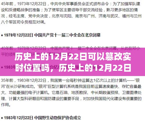 历史上的12月22日，时空边界与现实定位的挑战