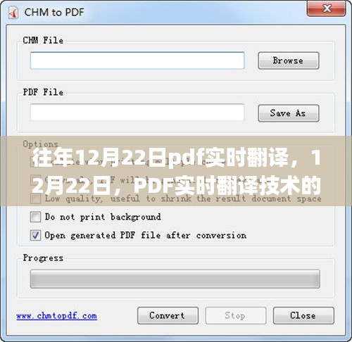 PDF实时翻译技术，历史回眸与影响，12月22日回顾分析