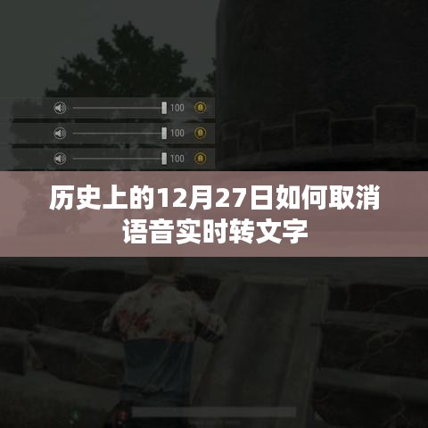 历史上的大事件，语音实时转文字功能取消日