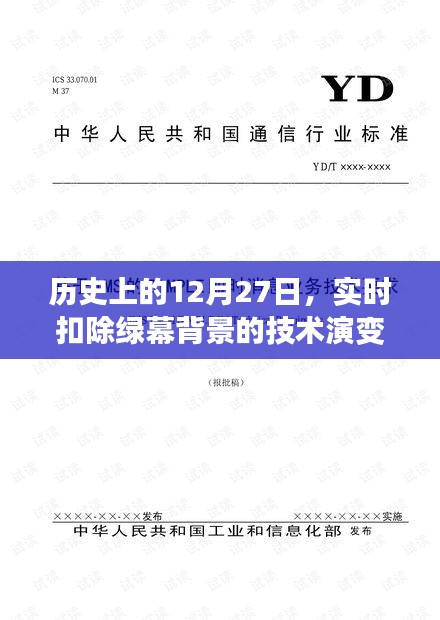 实时扣除绿幕背景技术演变，历史回顾与揭秘